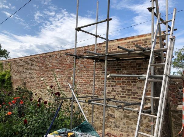 rebuild and repairs of brickwork by I and R Masonry